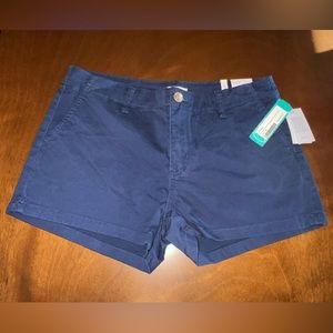 NWT STS Blue Gigi Trouser Blue Short 9” Mid Rise Size 31